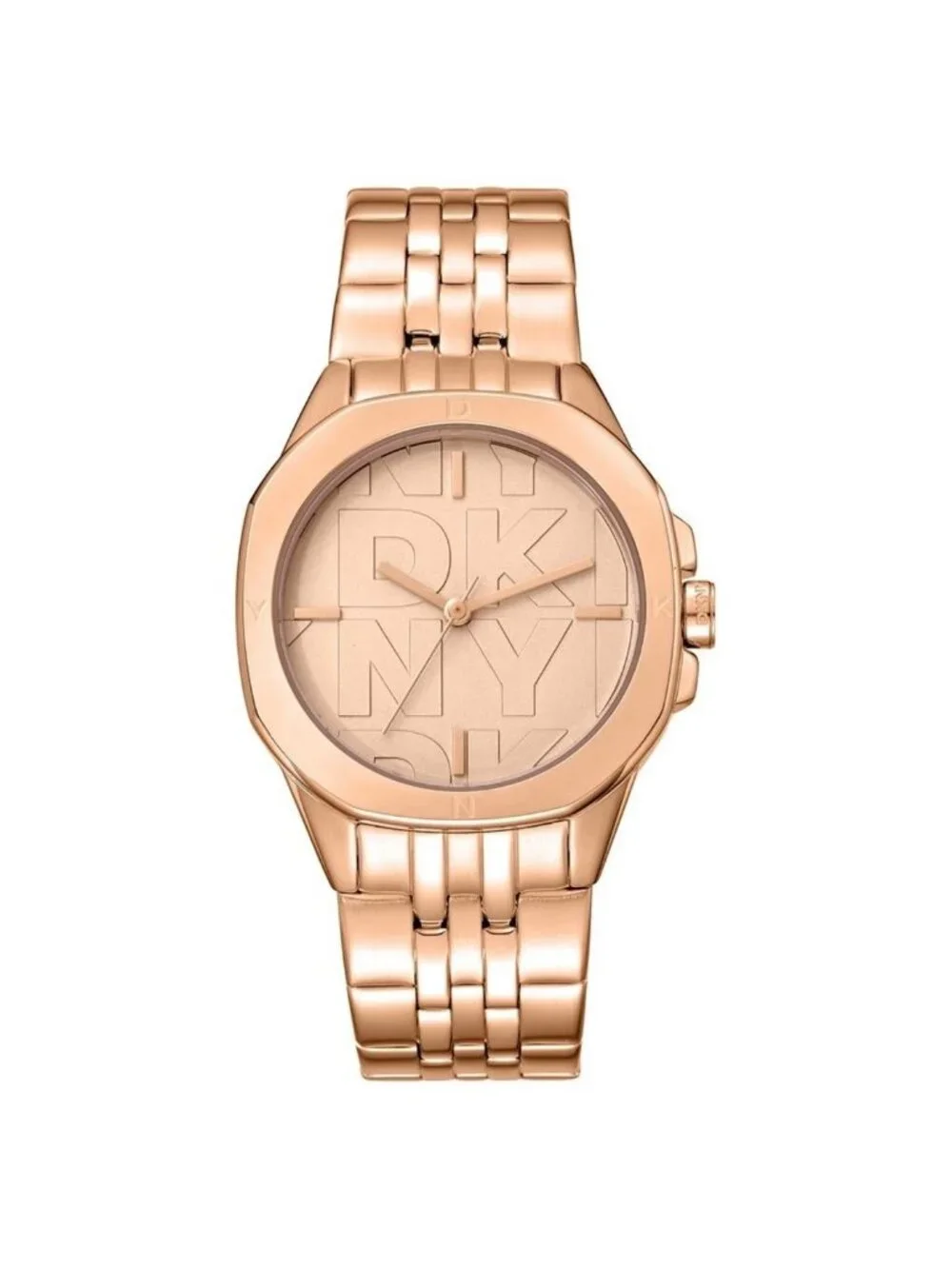 NWT DKNY Fashion Rose Gold-tone Dial Ladies Watch
